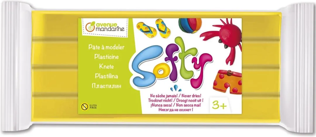 Creativ Company Softy Boetseerklei 500g - Geel