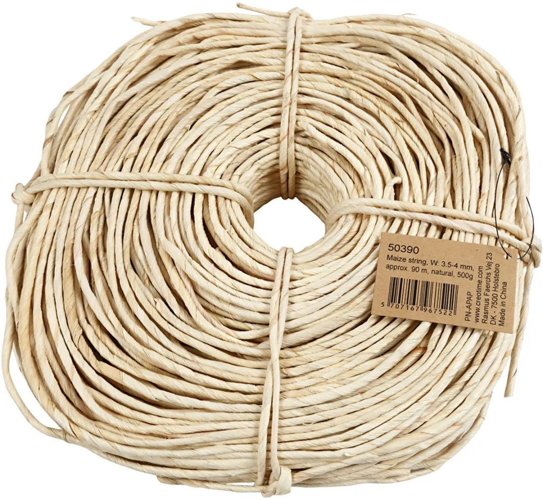 Creativ Company Mais Koord 3,5-4mm - 500g - Natuurlijk