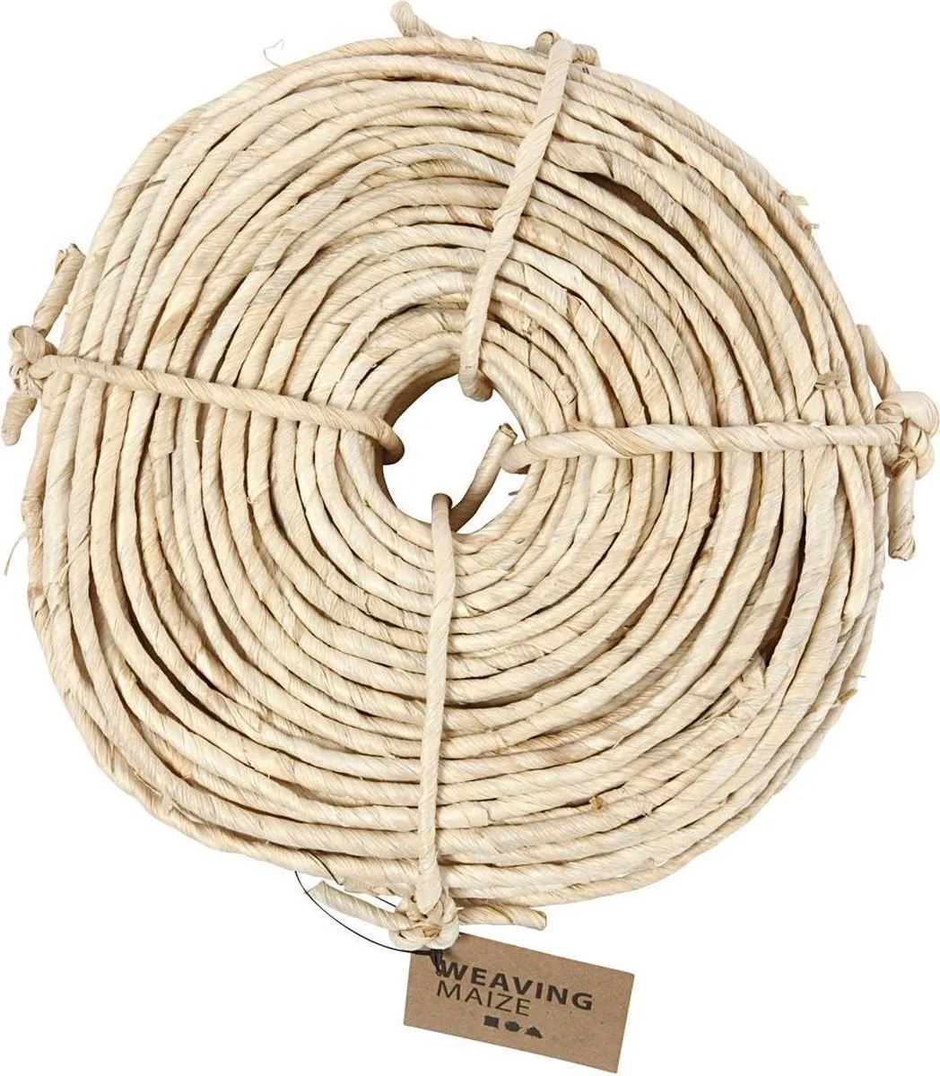 Creativ Company Mais Koord 3,5-4mm - 500g - Natuurlijk