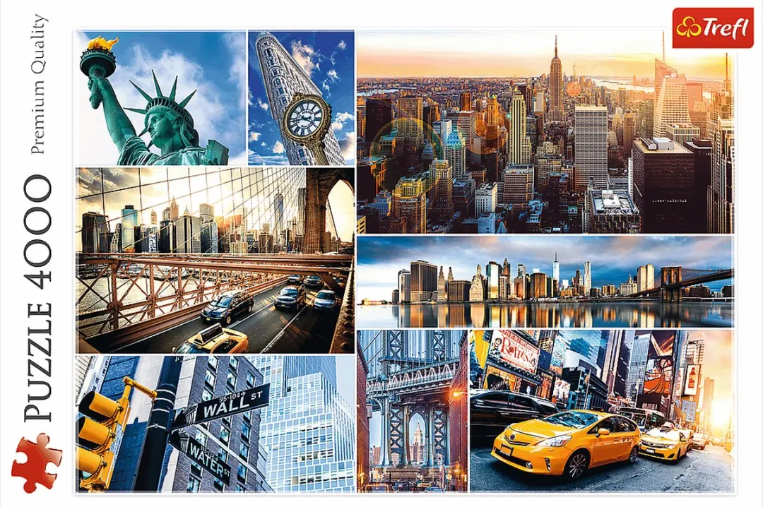 Trefl New York Collage 1000 Stuks - Multicolor