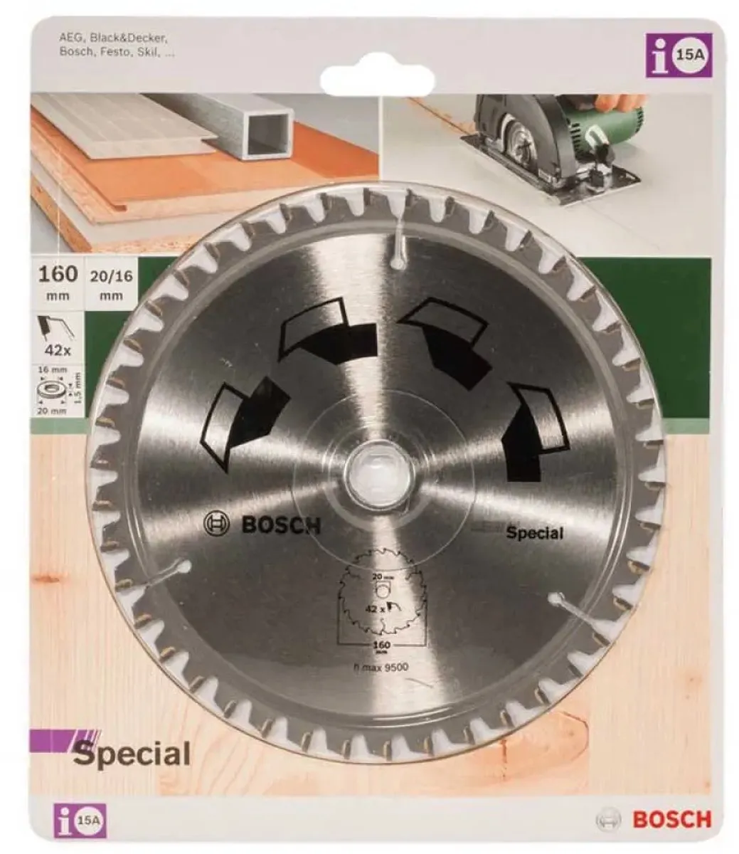 Bosch Cirkelzaagblad 160mm 42 Tanden - Hout