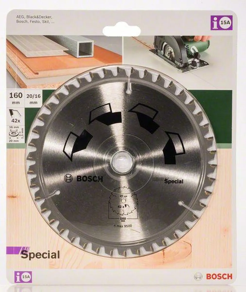 Bosch Cirkelzaagblad 160mm 42 Tanden - Hout