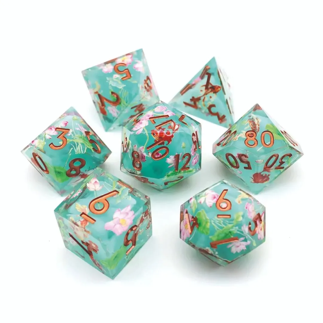 Lapi Toys Polydice D&D Dozen - 7 Stuks - Groen