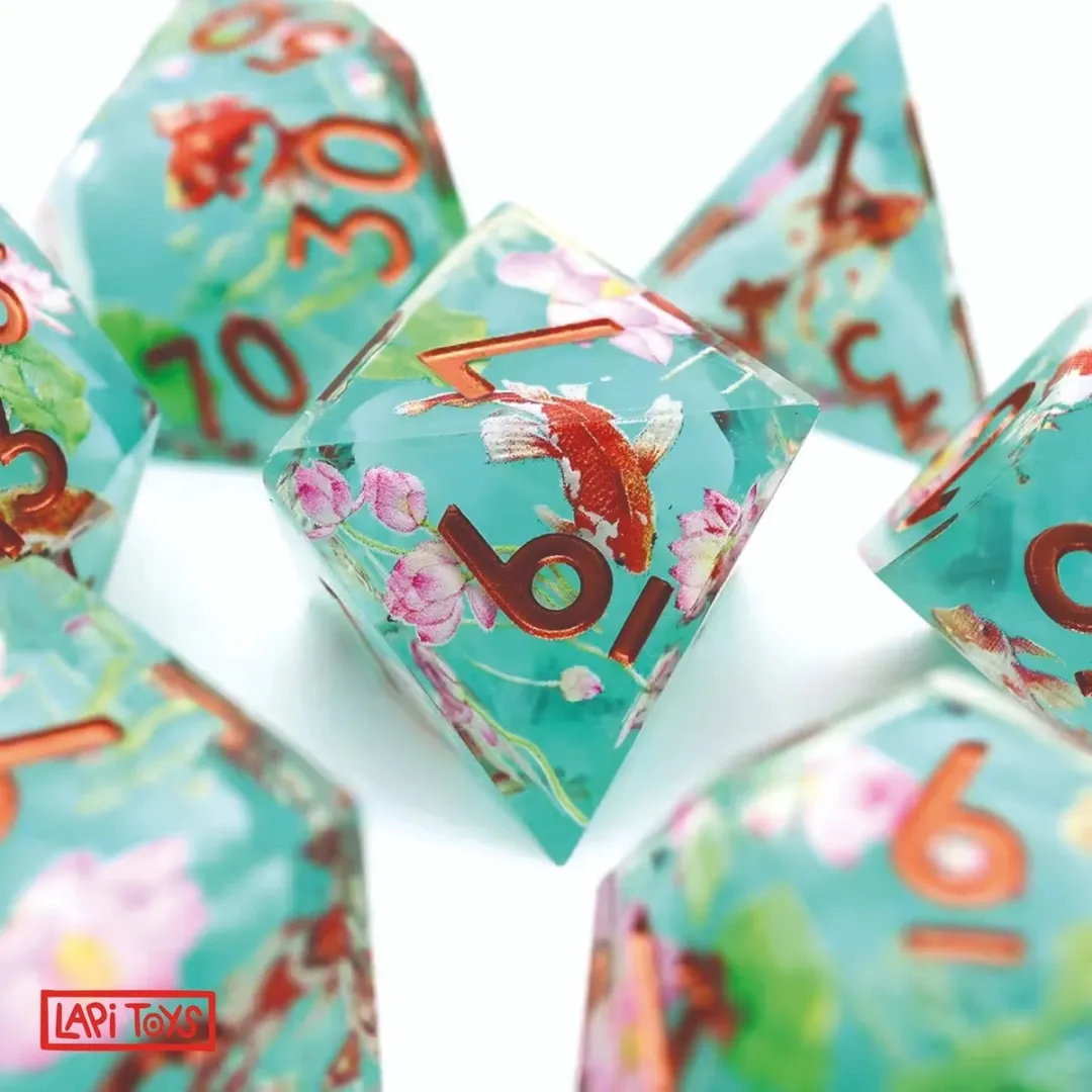 Lapi Toys Polydice D&D Dozen - 7 Stuks - Groen