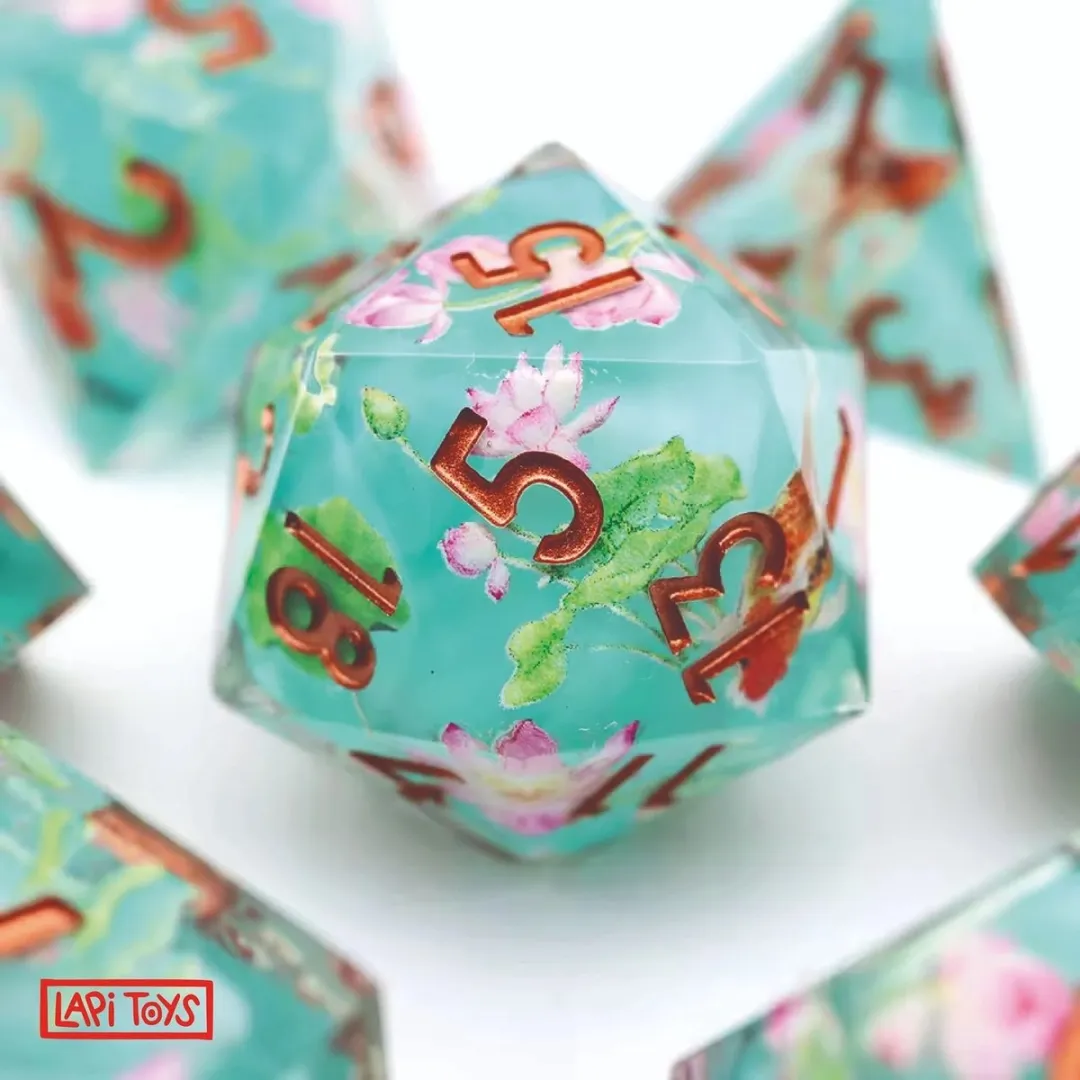 Lapi Toys Polydice D&D Dozen - 7 Stuks - Groen