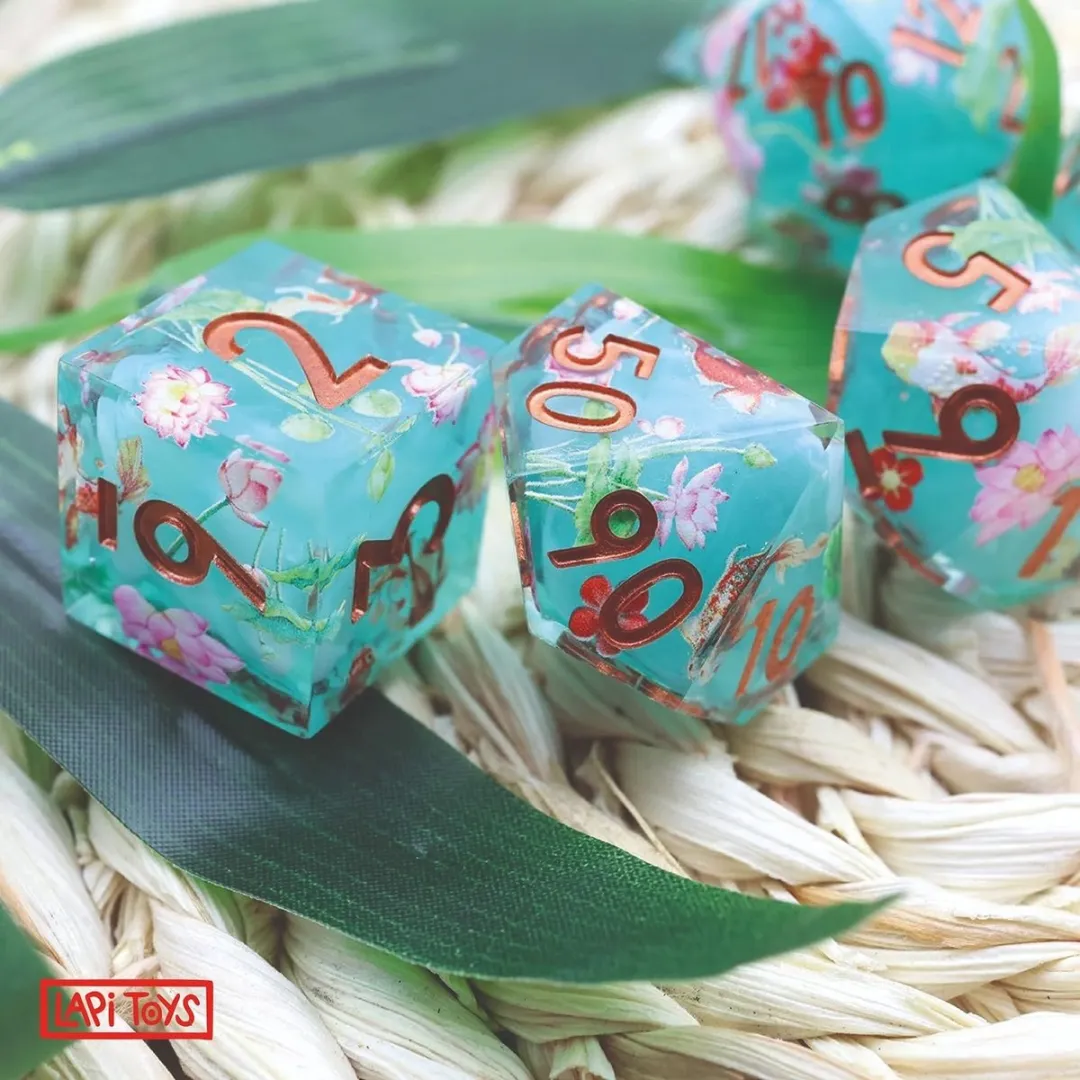 Lapi Toys Polydice D&D Dozen - 7 Stuks - Groen