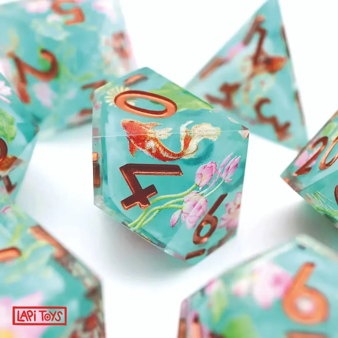Lapi Toys Polydice D&D Dozen - 7 Stuks - Groen
