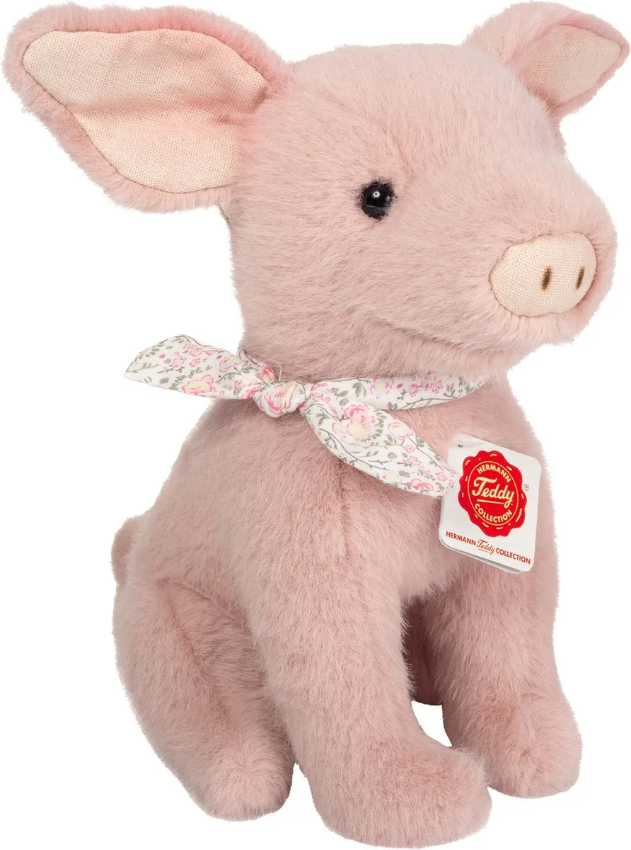 Teddy Hermann Knuffel Varken Roze 23cm