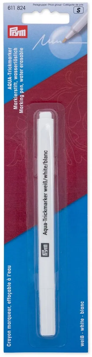 Prym Aqua Trickmarker Textielstift Wit