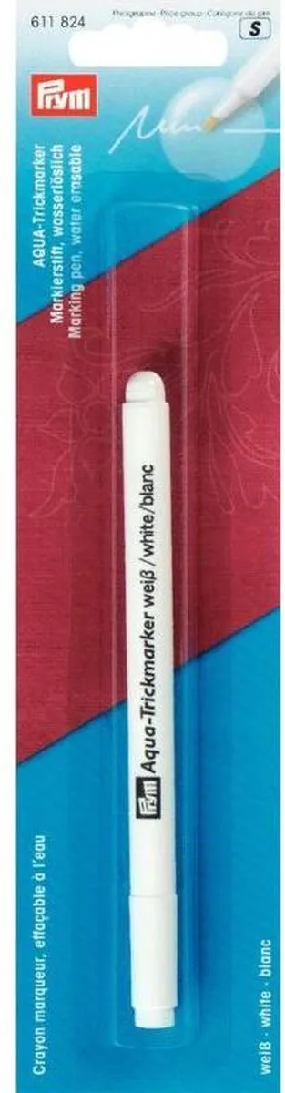 Prym Aqua Trickmarker Textielstift Wit