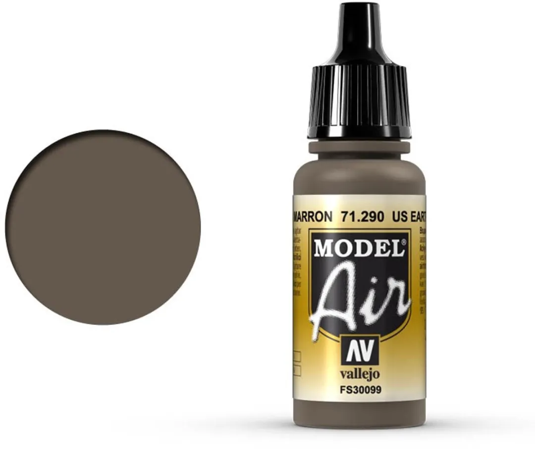 Vallejo Model Air US Earth Brown Acrylverf 17ml
