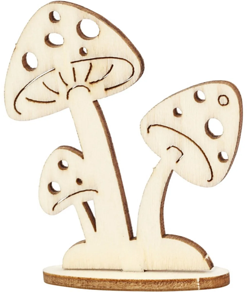Creativ Company 3D Figuren Konijn - 15,5x17cm Blank