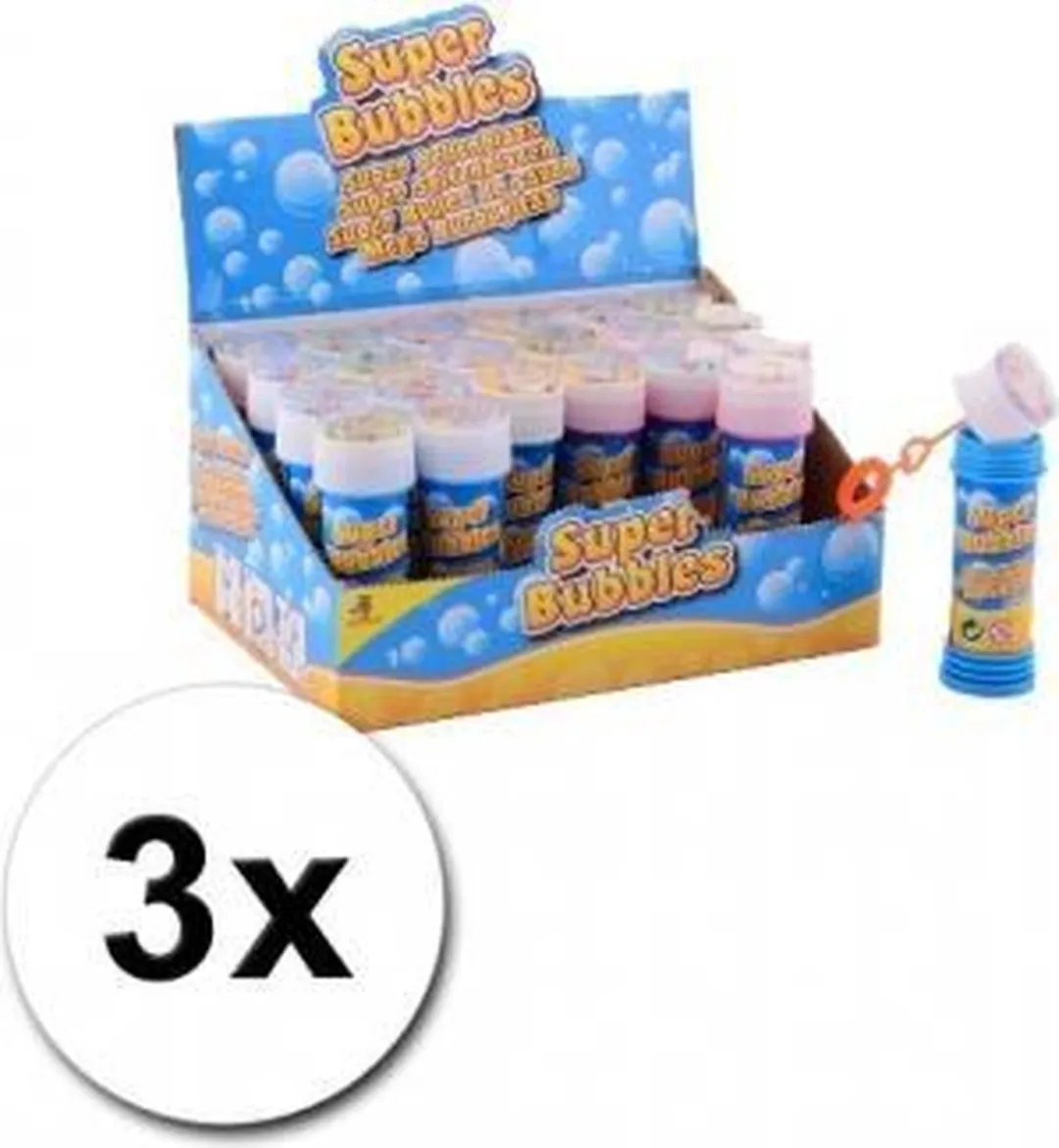 Johntoy Bellenblaas 50ml - 3 Stuks Multi