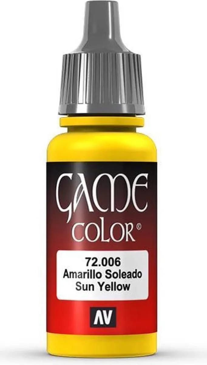 Vallejo Game Color Acrylverf Sun Yellow 18ml