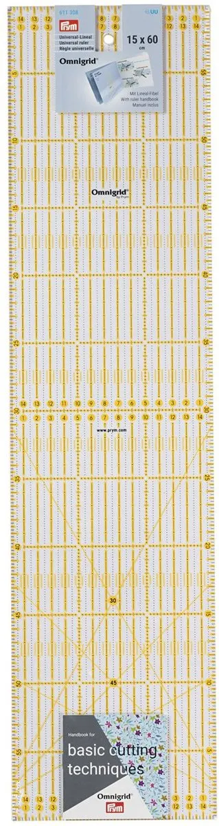 Creativ Company Universele Liniaal Omnigrid 15x60cm - Uni