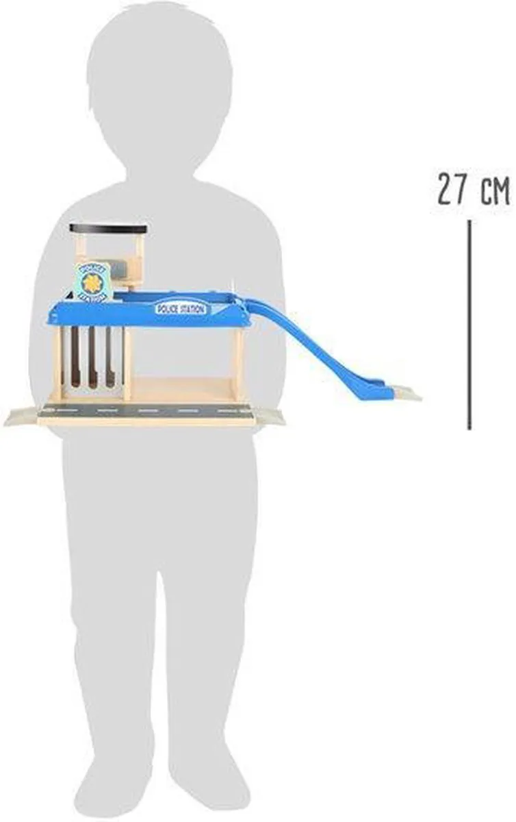 Small Foot Politiebureau met Accessoires - 4 Minifiguren