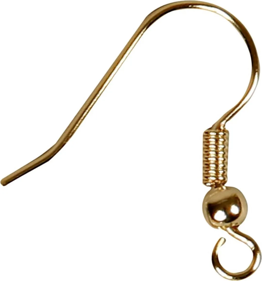 Creativ Company Franse Oorbelhaak 18mm - Goud - 100 Stuks