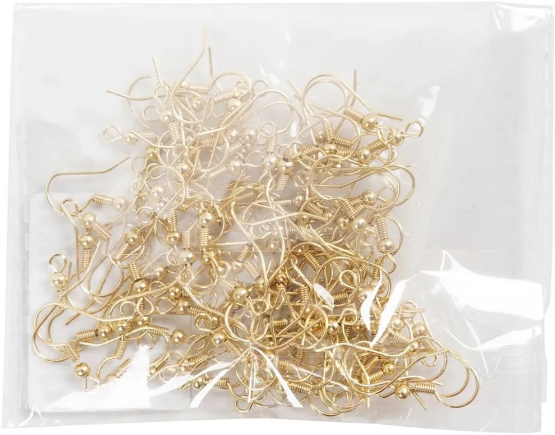 Creativ Company Franse Oorbelhaak 18mm - Goud - 100 Stuks