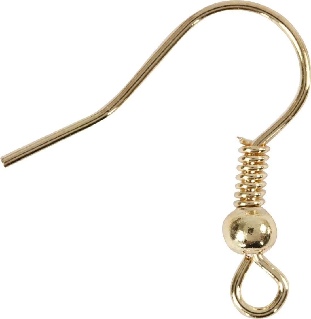 Creativ Company Franse Oorbelhaak 18mm - Goud - 100 Stuks