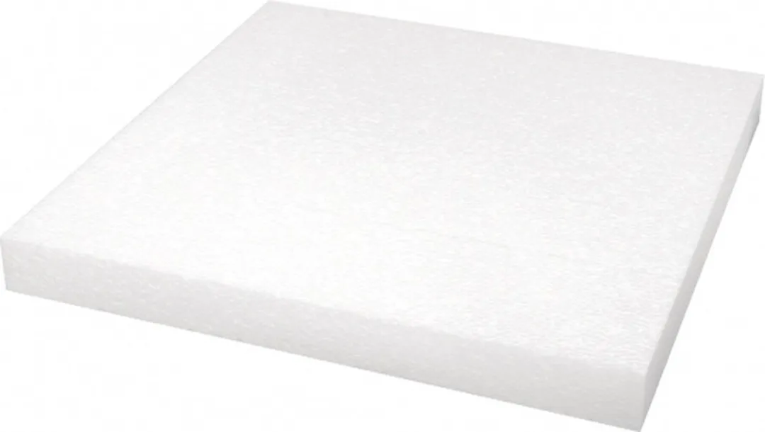 Rayher Knutselpiepschuim Platen 40x40x4cm - 8 Stuks Wit