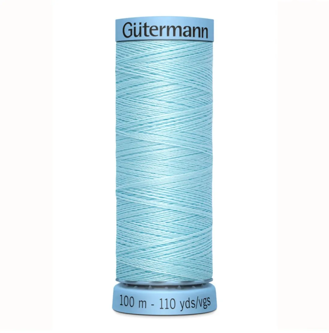 Gutermann Zijde Garen 100m - Zwart/Grijs/Wit