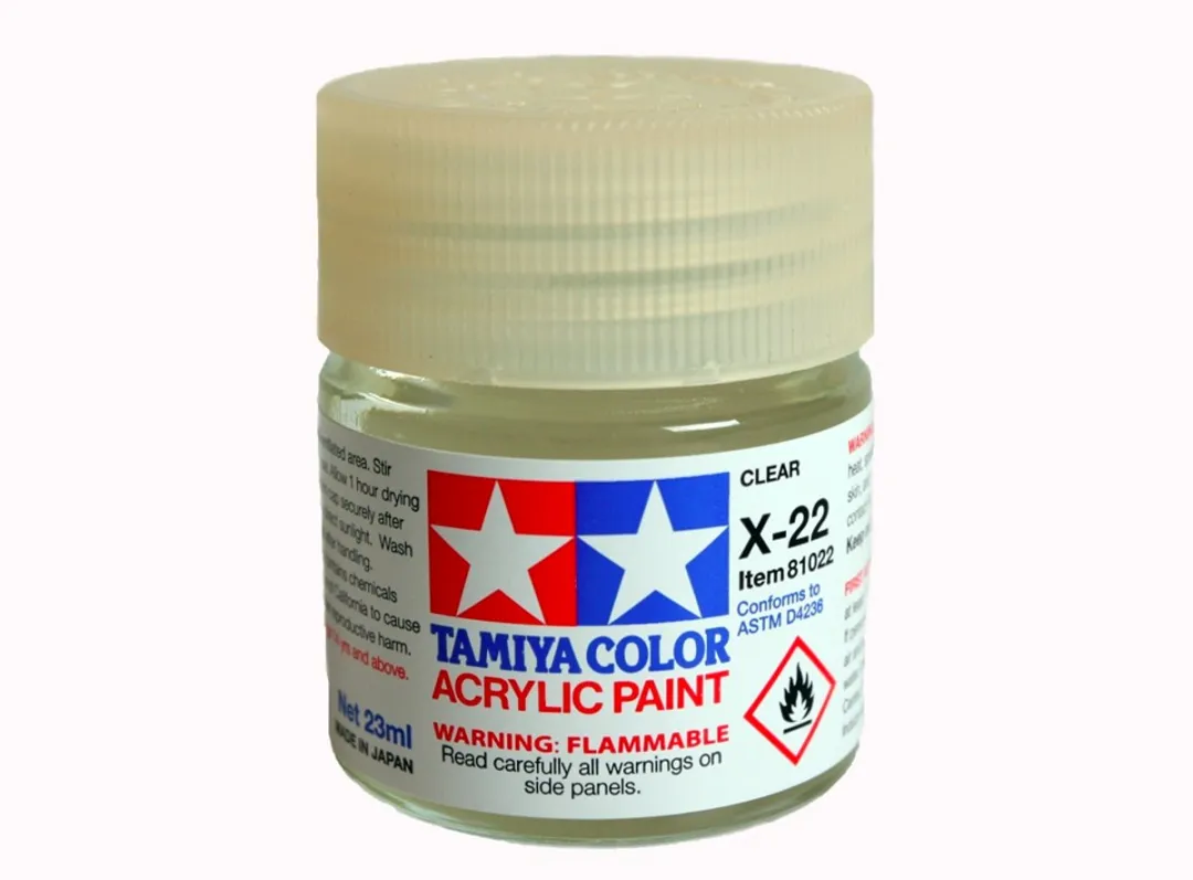 Tamiya Hobbyverf Acryl X-22 Glansvernis 23ml