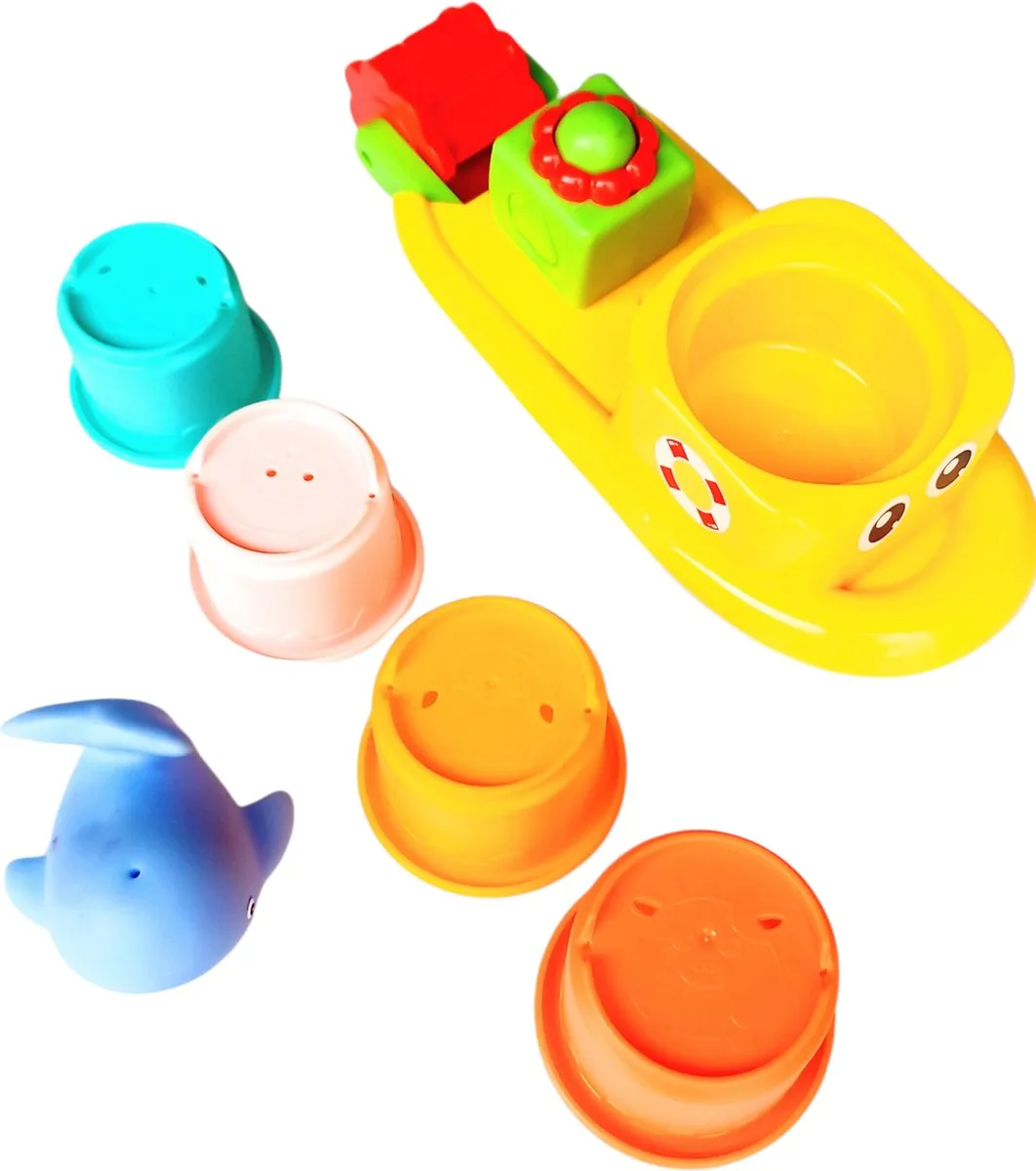 Jobber Toys Badbootjes Visnet Dieren 15002509 - Multicolor