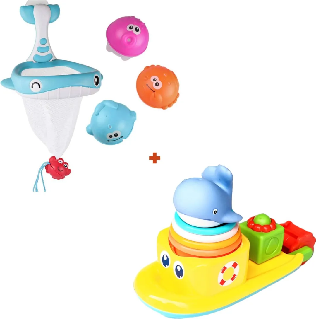 Jobber Toys Badbootjes Visnet Dieren 15002509