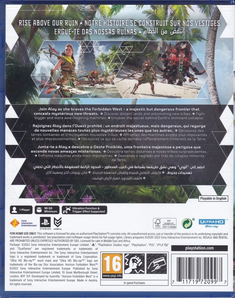 Sony Horizon Forbidden West PS5
