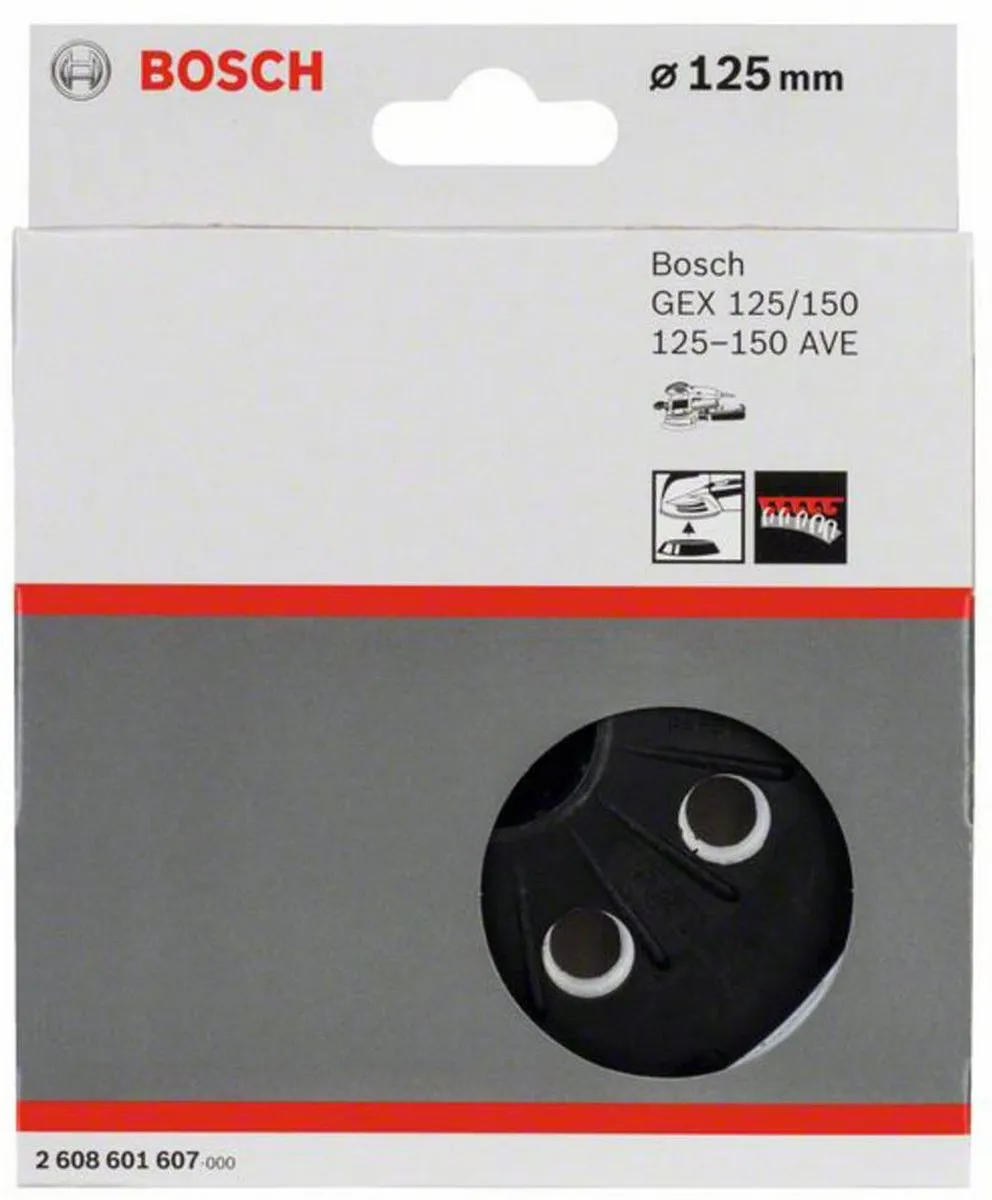 Bosch Rubberen Schuurplateau 125mm - 2608601607