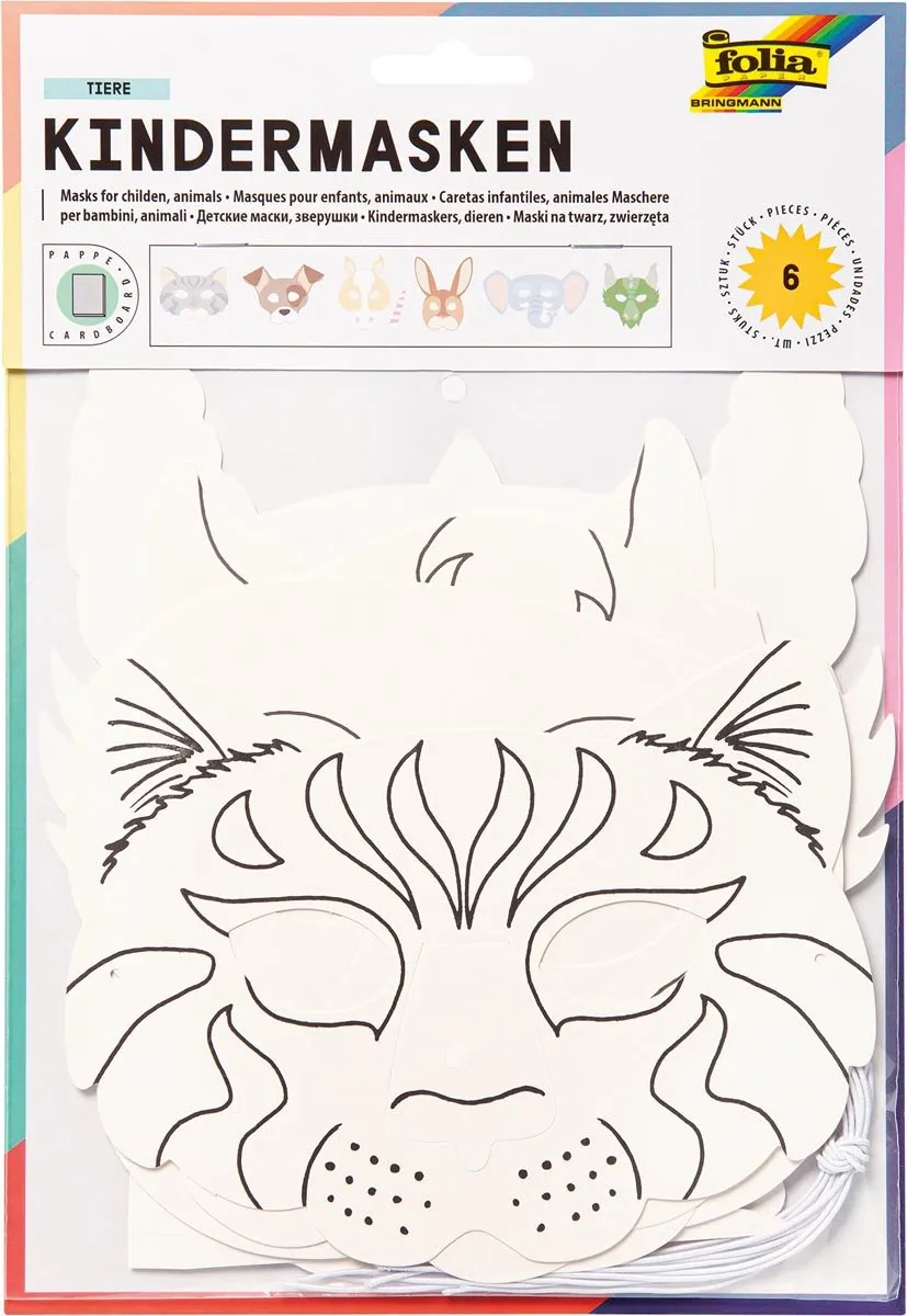 Folia Kindermaskers Wit