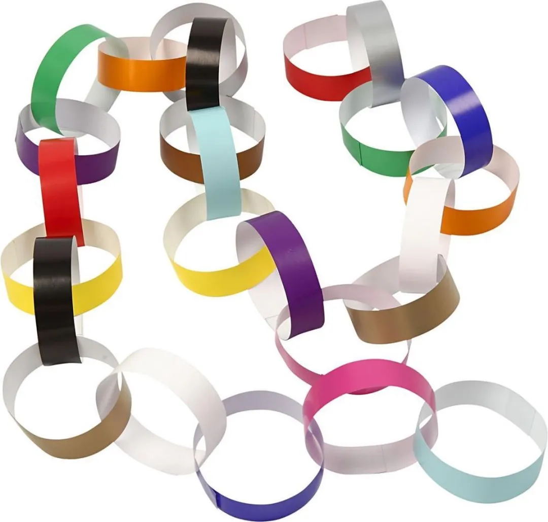 Creativ Company Papieren Vlechtstroken Glans 16cm - 400 Stuks