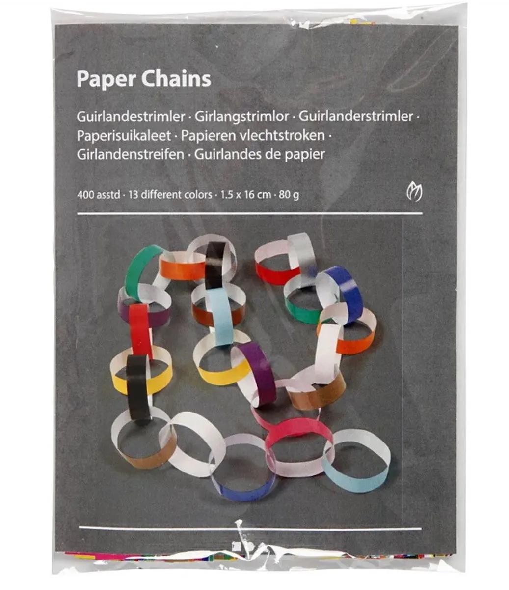 Creativ Company Papieren Vlechtstroken Glans 16cm - 400 Stuks