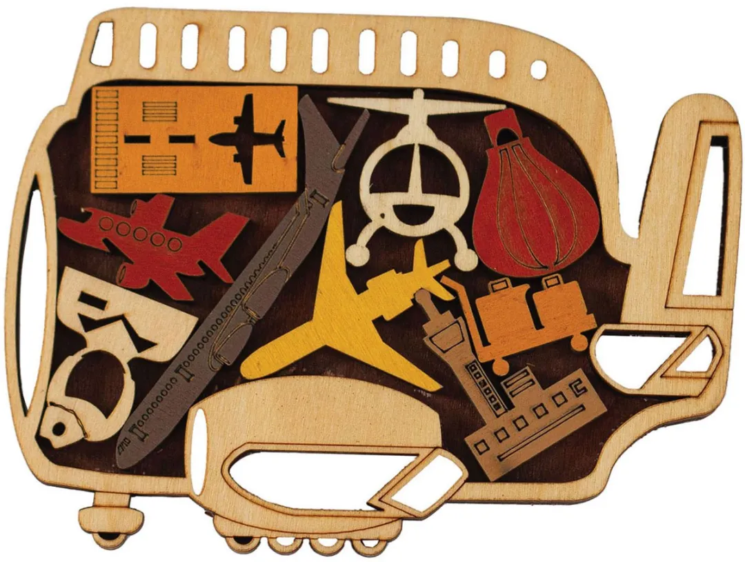 Recent Toys Breinpuzzel Luchthaven Houten Puzzle 1000 Stuks - Multicolor