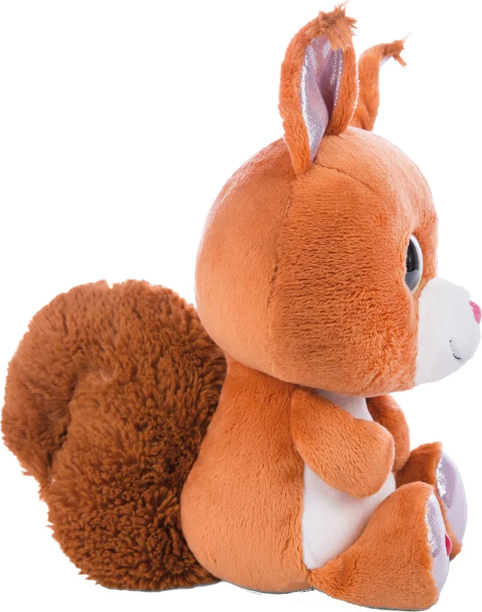 Nici Eekhoorn Pluche Knuffel - 25 cm - Oranje