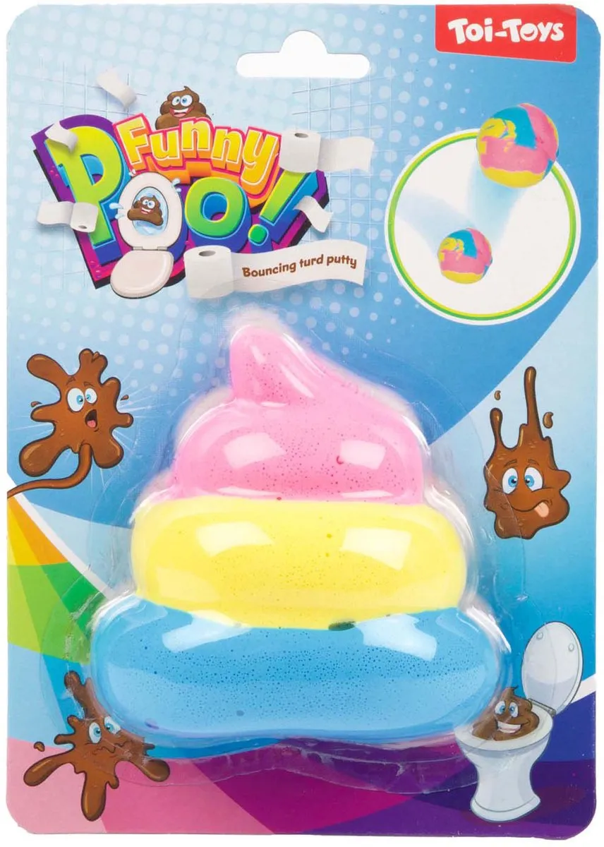 Toi-Toys Fun Stuiter Putty Regenboog