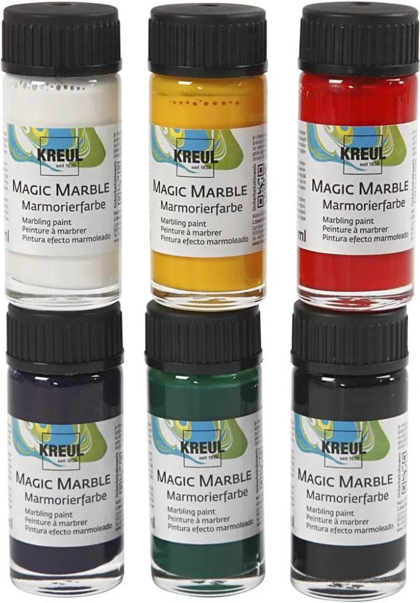 Creativ Company Magic Marble Effect Verfset - 6x20ml