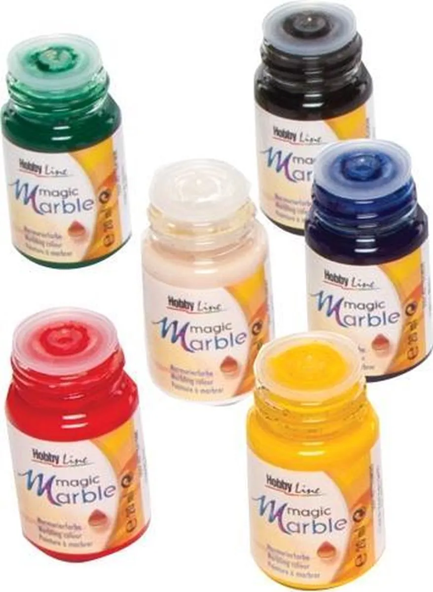Creativ Company Magic Marble Effect Verfset - 6x20ml