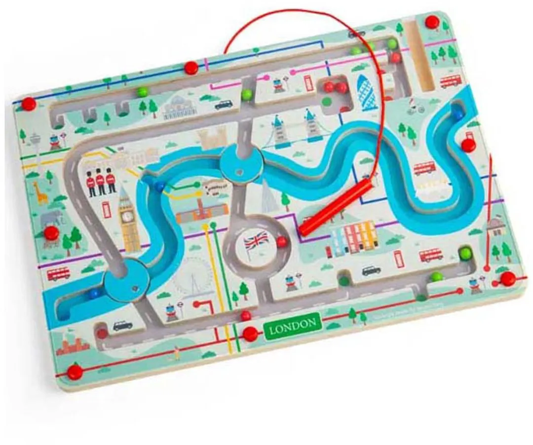 BIGJIGS Houten Magnetisch Londen Doolhof 37040