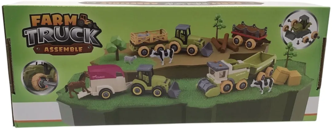Ruby Toys Farm Truck Tractor met Aanhanger 15406 - Groen