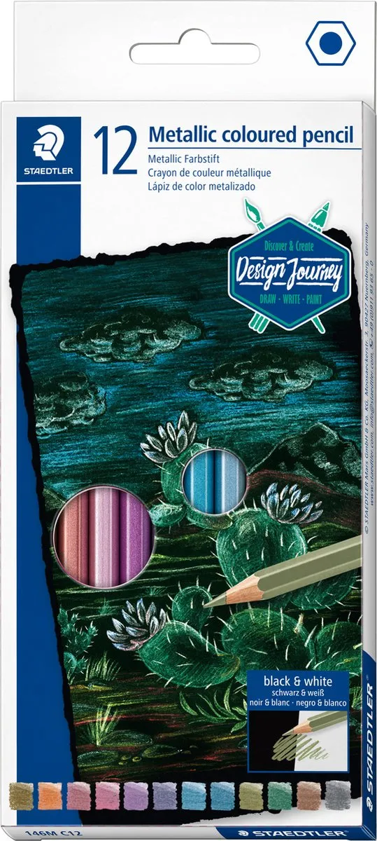 STAEDTLER Metallic Kleurpotloden 12 Stuks