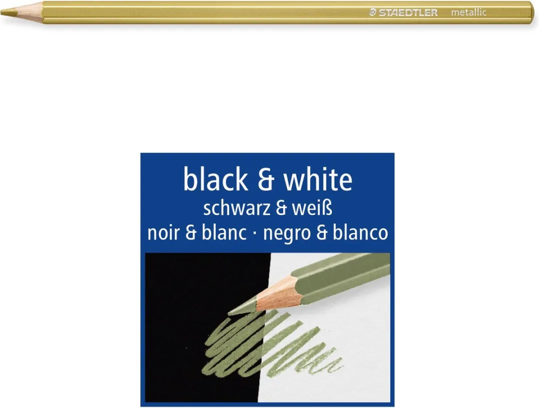 STAEDTLER Metallic Kleurpotloden 12 Stuks - afbeelding 6 van 6