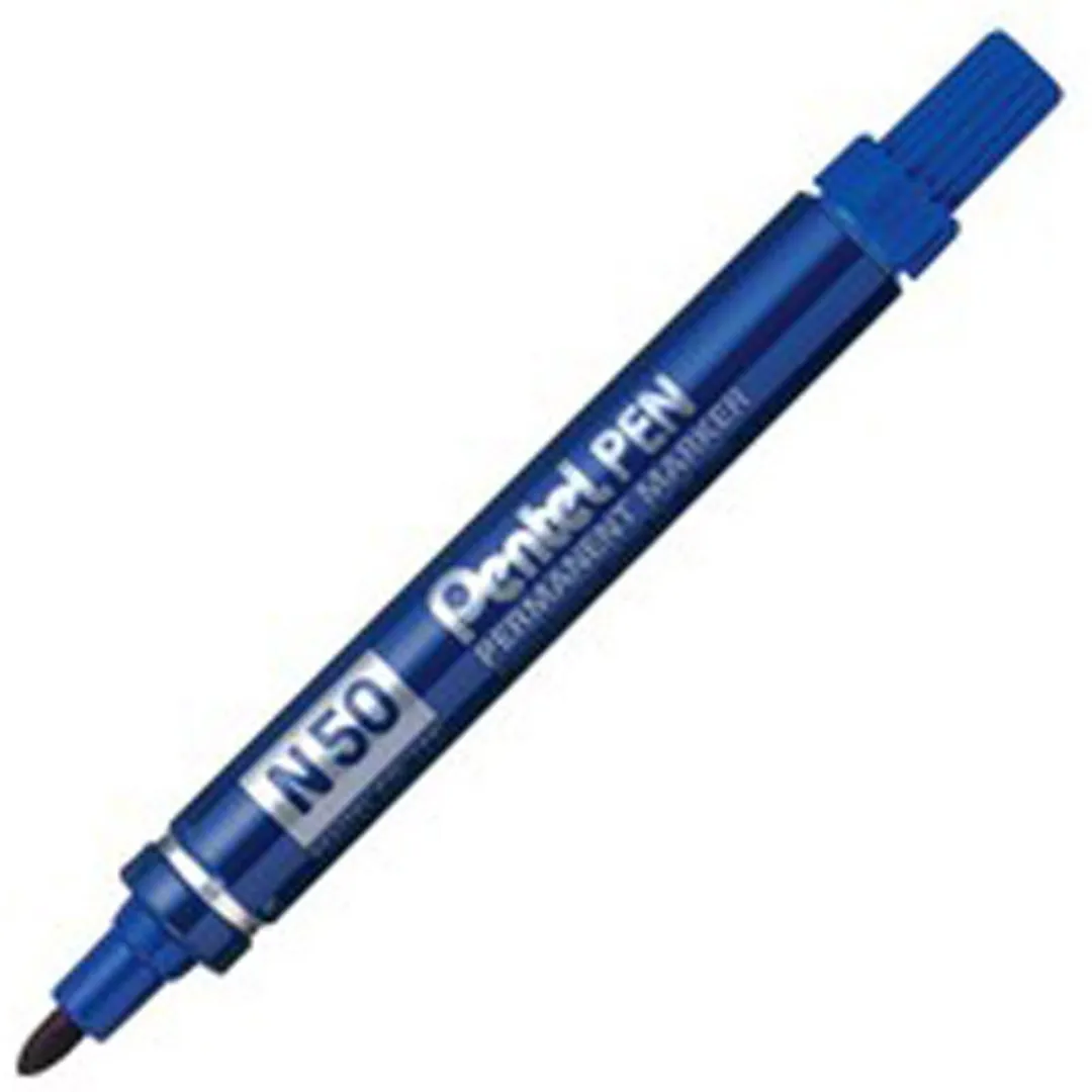 Pentel Viltstift N50 Blauw - 12 Stuks