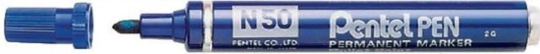 Pentel Viltstift N50 Blauw - 12 Stuks