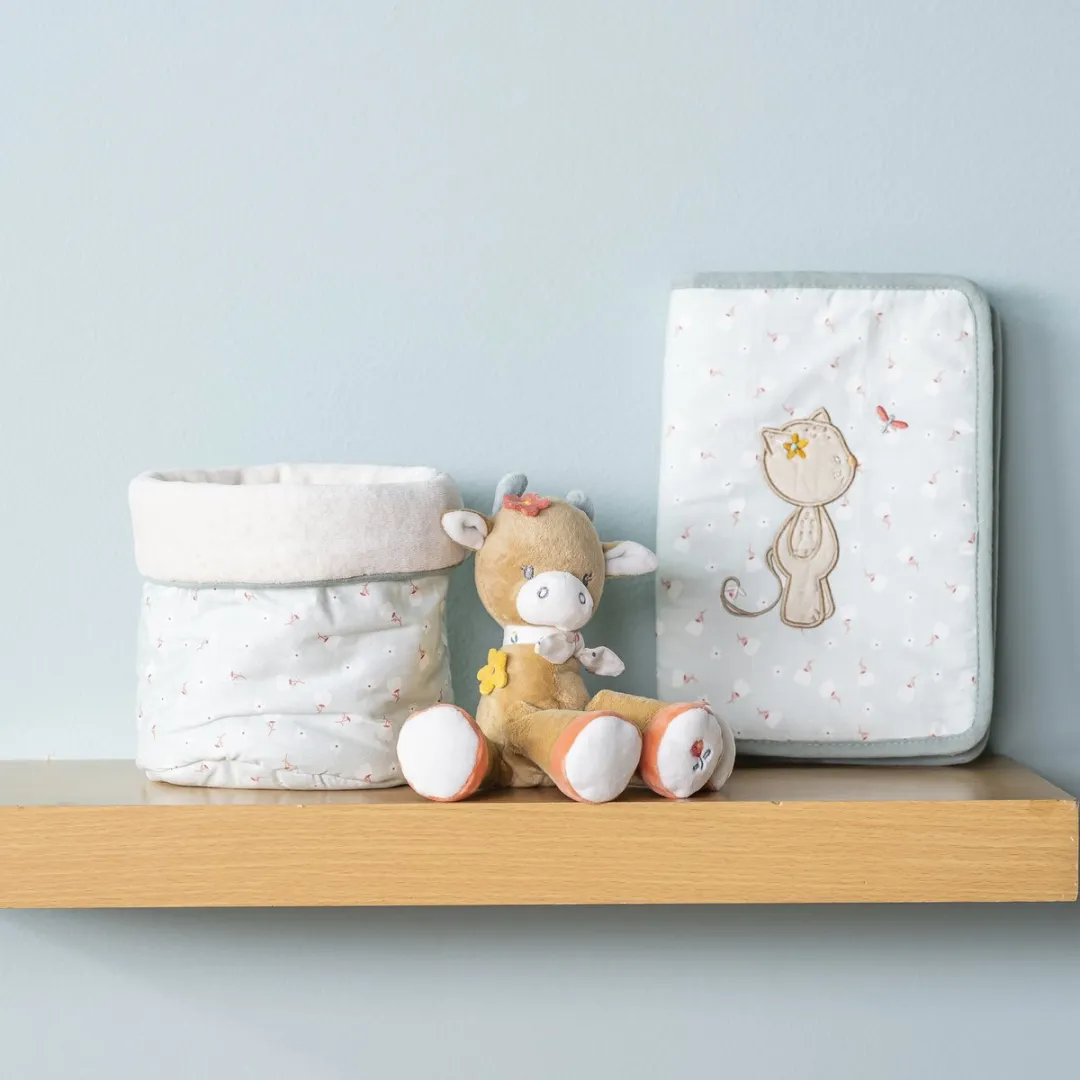 Nattou Mila Lana Zoe Gezondheidsboekje 25x16cm - Licht Salie Groen