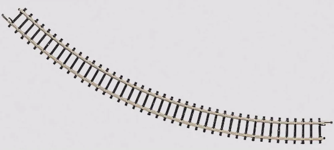 Märklin Miniclub Gebogen Rails 45° 195mm Z - 10 Stuks