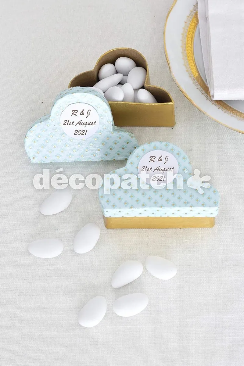 Decopatch Wolken Uitdeeldoosjes - 10 Stuks