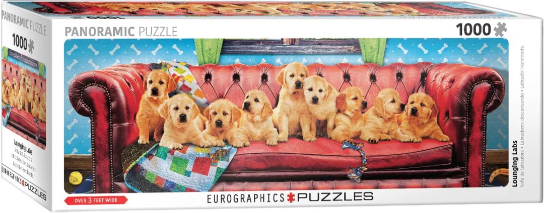 Eurographics Lounging Labs Puzzel 1000 Stuks - Multicolor