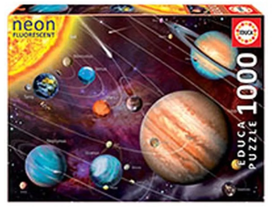 Educa Neon Legpuzzel Nacht Zonder Licht 1000 Stuks
