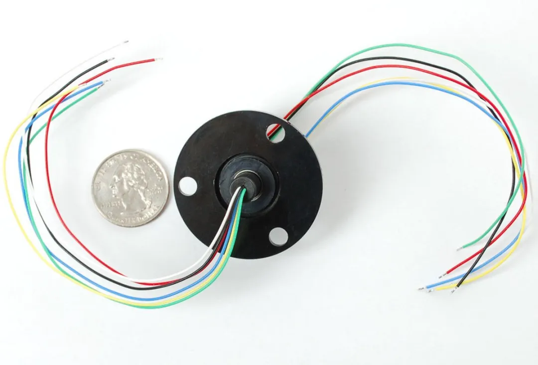 Adafruit Slip Ring 22mm 6-draads 240V 2A - Zwart